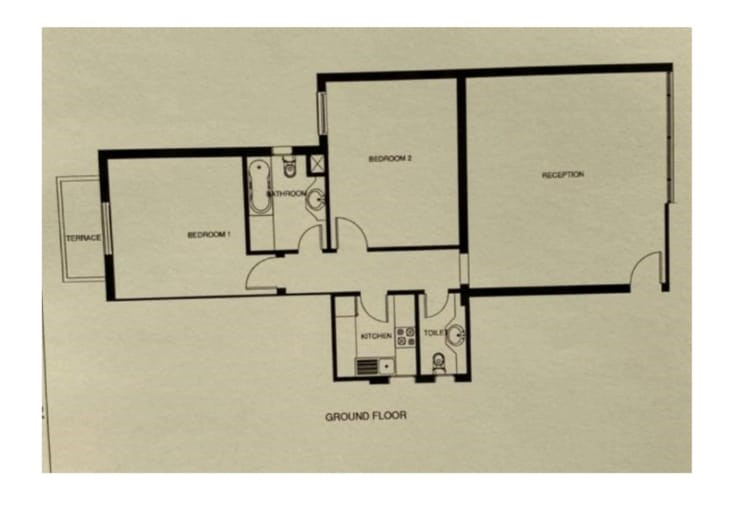 Floor plan for apartment at Mountain View ICity New Cairo