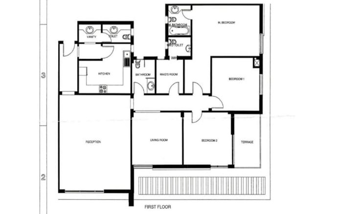 Floor plan for apartment at Mountain View ICity New Cairo