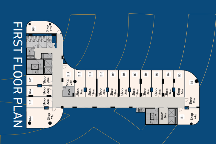 Floor plan for  at Evora Tower