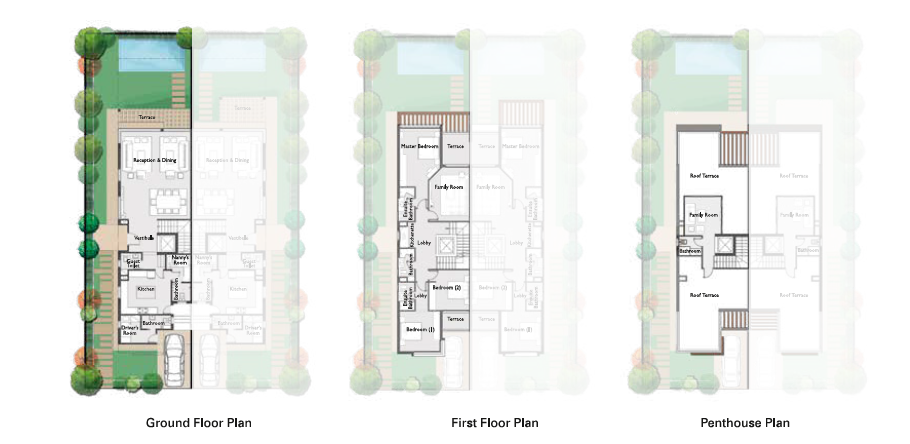 Floor plan for  at Palm Hills New Cairo