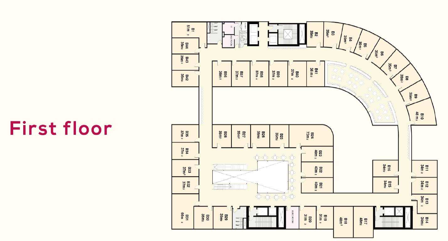 Floor plan for  at Striple Walk