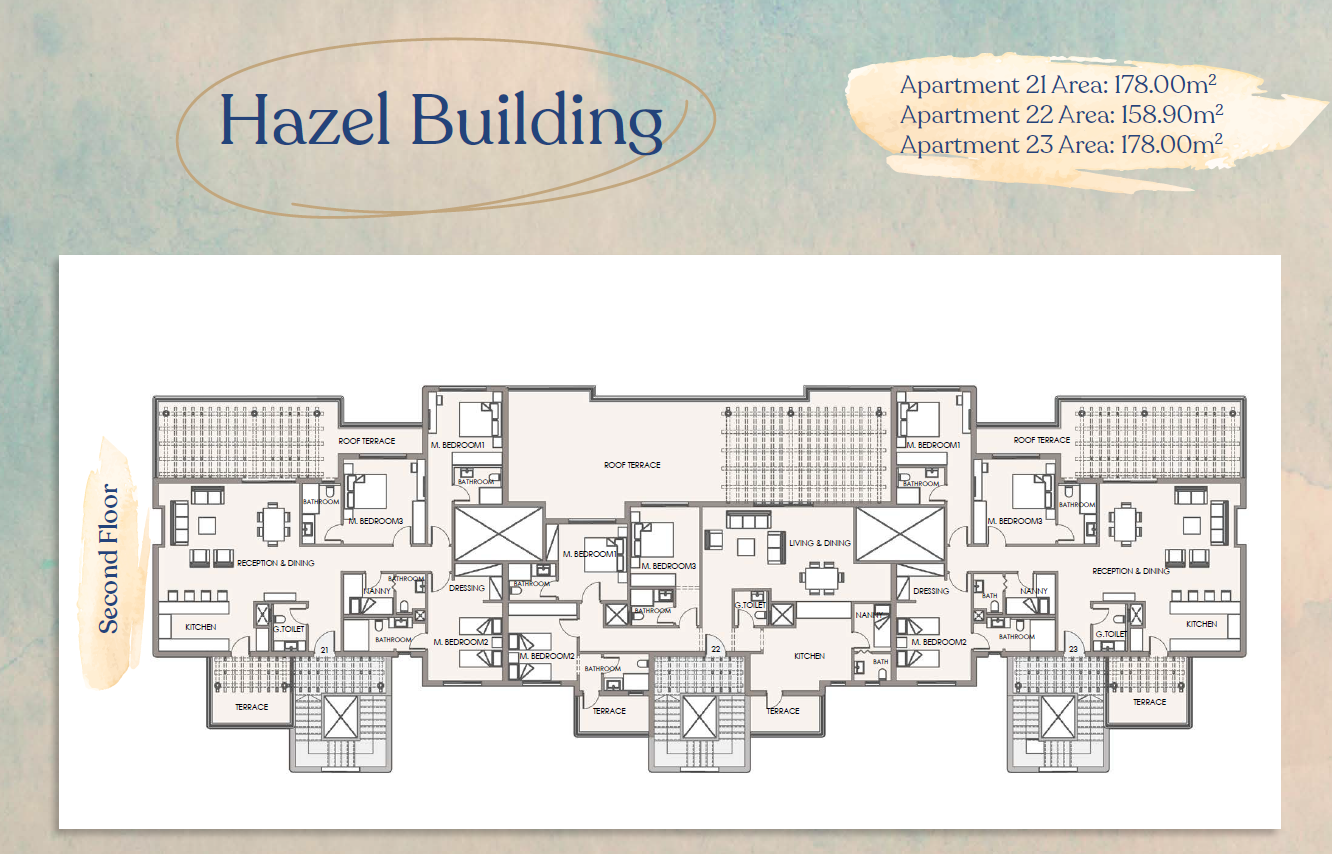 Floor plan for chalet at Hacienda West