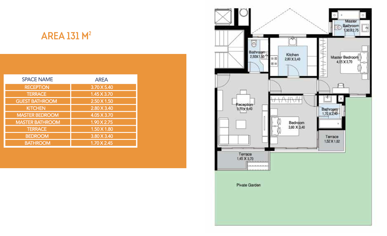 Floor plan for apartment at Scenario