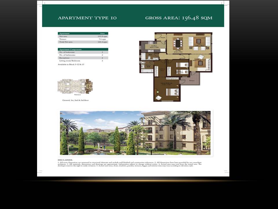 Floor plan for apartment at Mivida