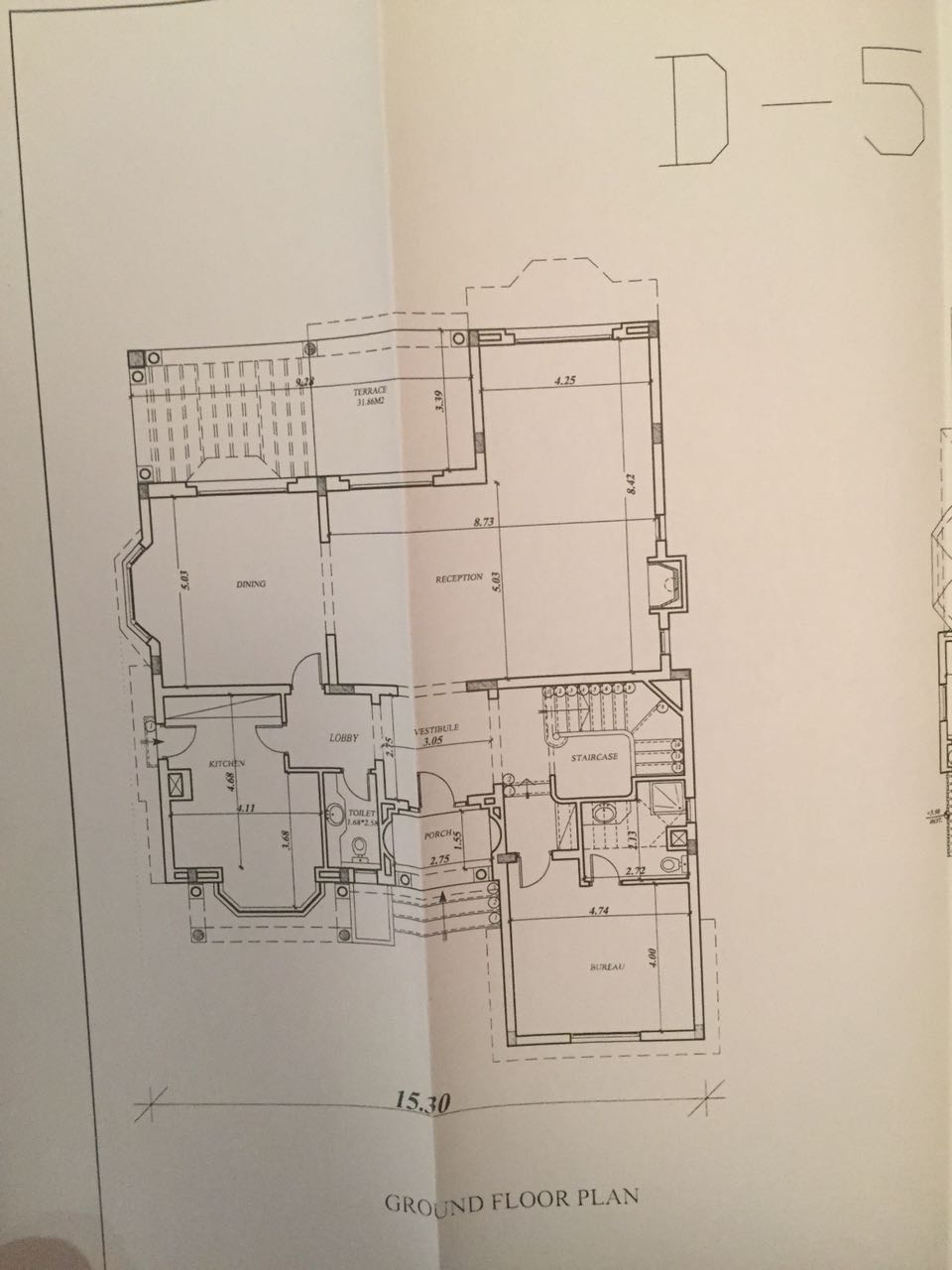 Floor plan for villa at Palm Hills Katameya (PK1)