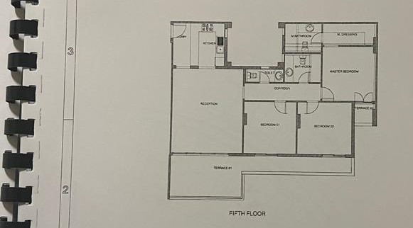 Floor plan for apartment at Mountain View ICity New Cairo