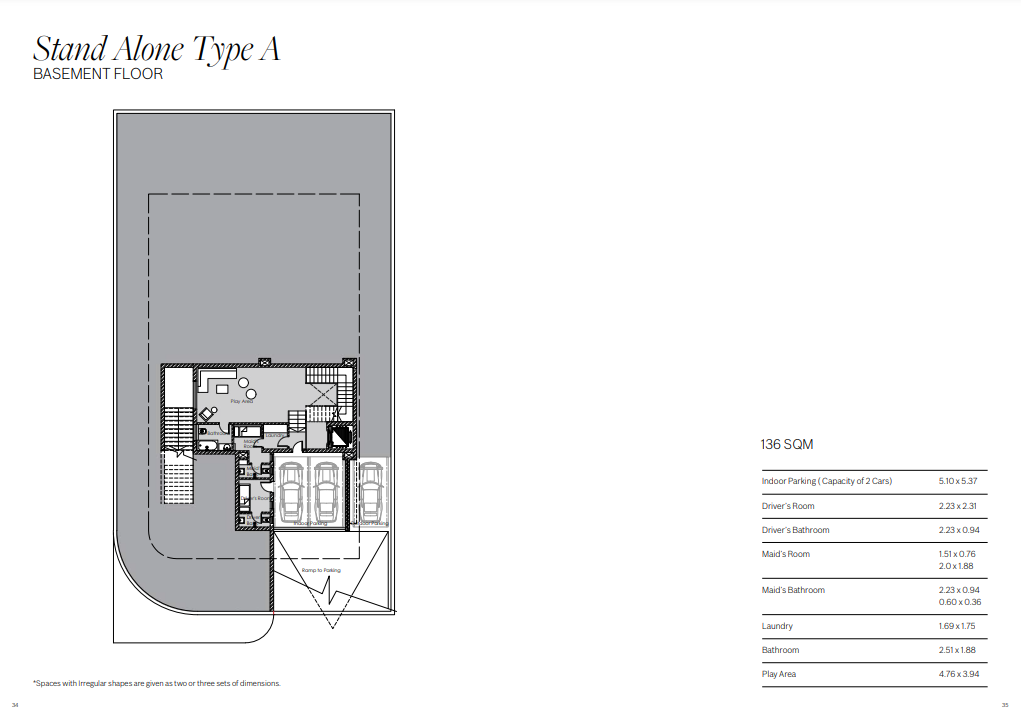 Floor plan for villa at The Waterway Villas