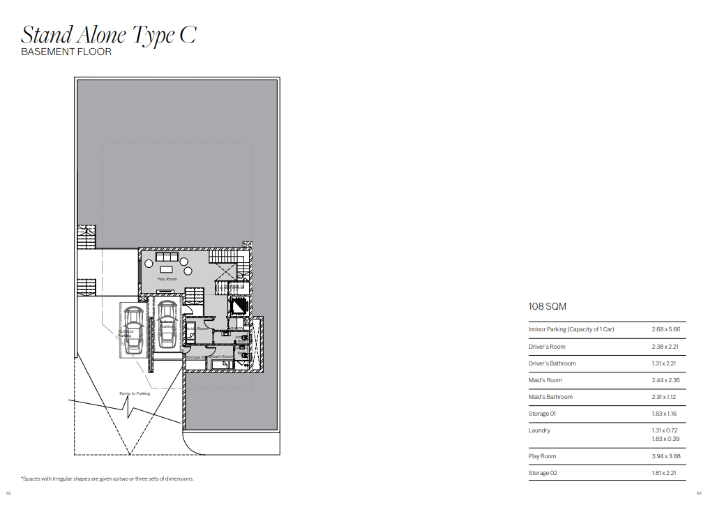Floor plan for villa at The Waterway Villas