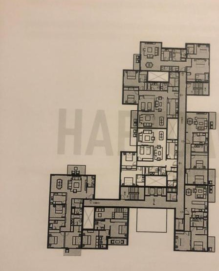 Floor plan for apartment at HAPTown