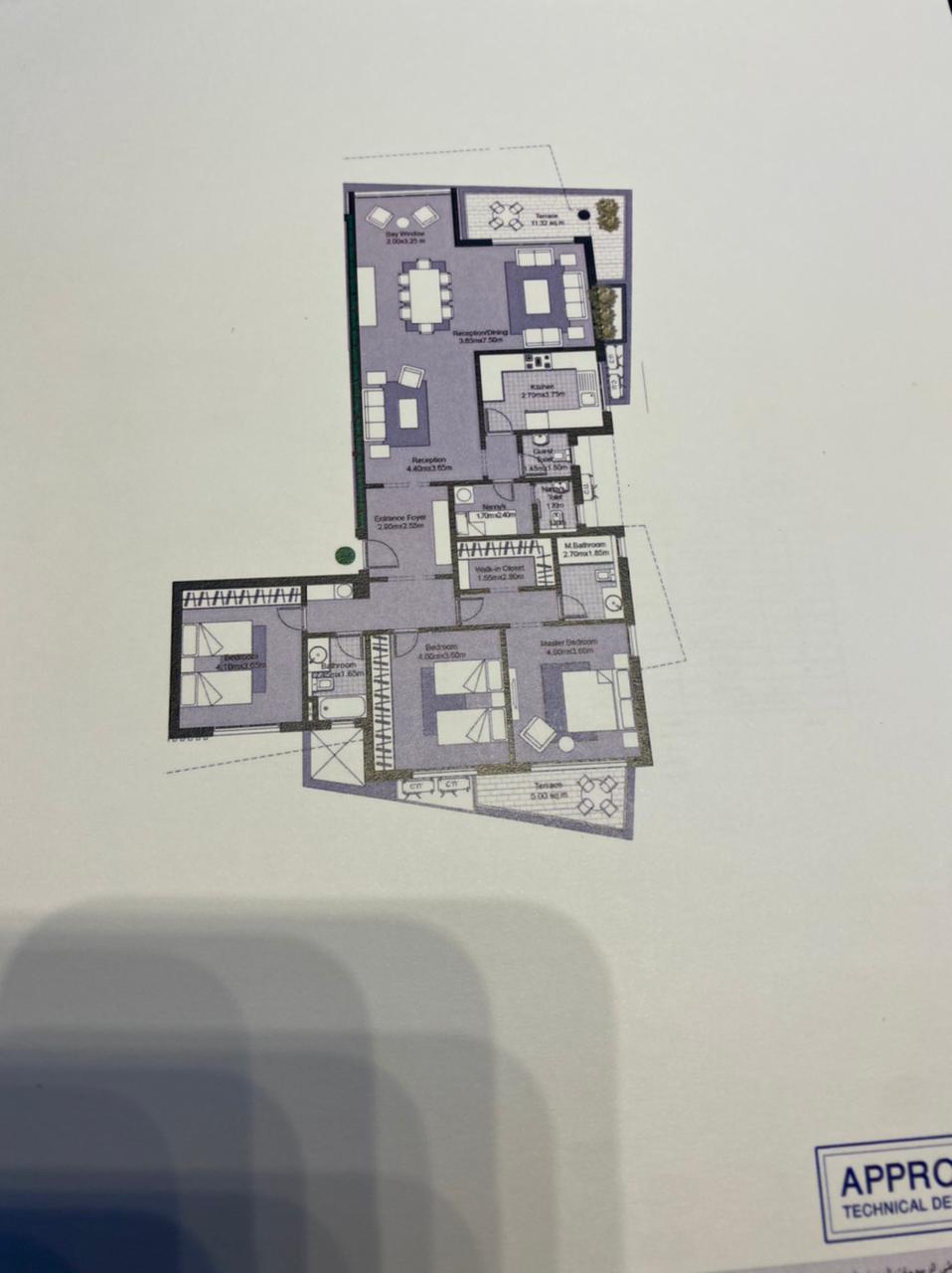 Floor plan for apartment at V Residences By Villette