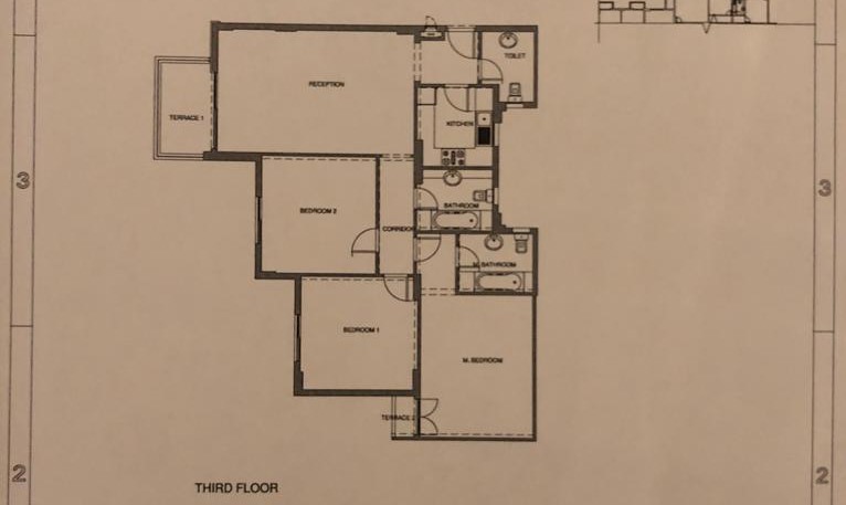 Floor plan for apartment at Mountain View ICity New Cairo