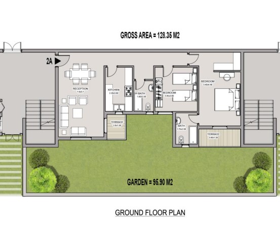 Floor plan for apartment at Taj City