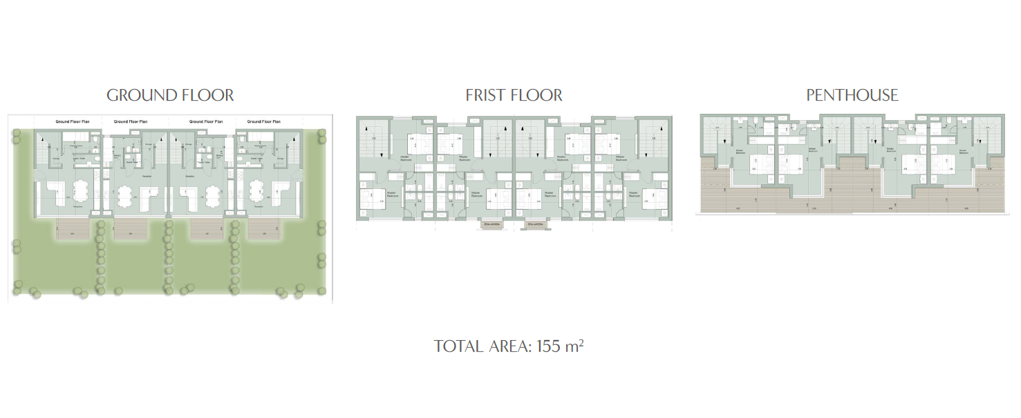 Floor plan for townhouse at Il Monte Galala
