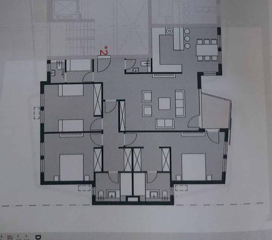 Floor plan for apartment at Badya
