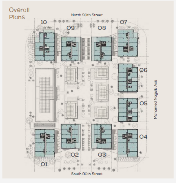 Floor plan for  at Central New Cairo