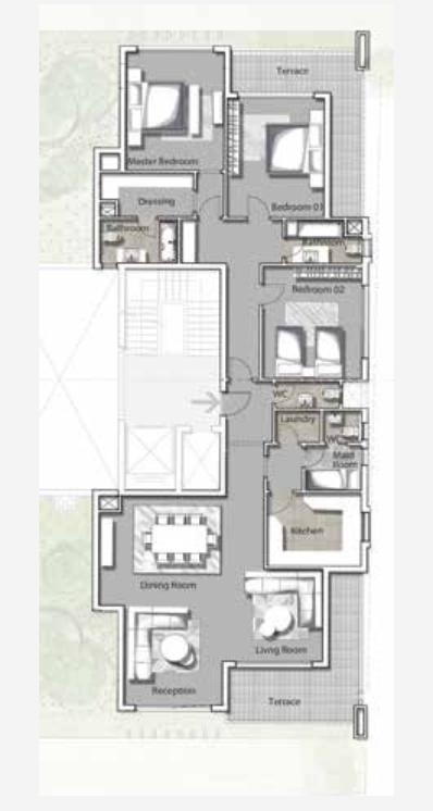 Floor plan for apartment at Joulz