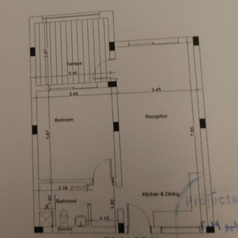 Floor plan for chalet at Jefaira