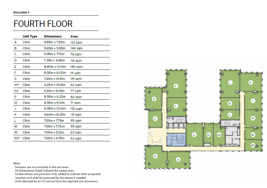 Floor plan for  at ZED STRIP
