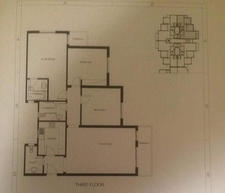 Floor plan for apartment at Mountain View ICity New Cairo