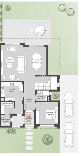 Floor plan for  at O West Orascom