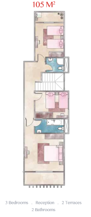 Floor plan for apartment at Lasirena Palm Beach