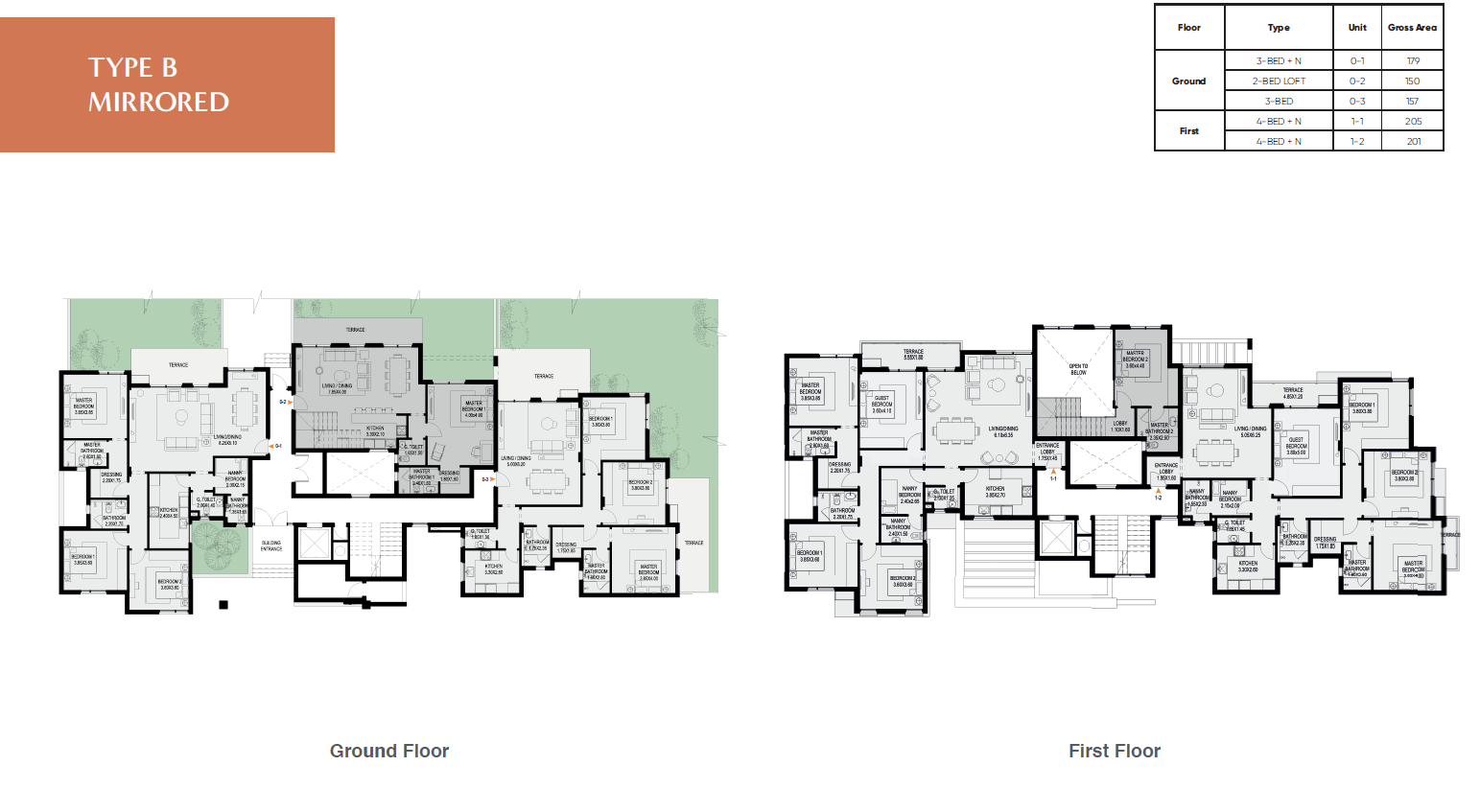 Floor plan for apartment at O West Orascom