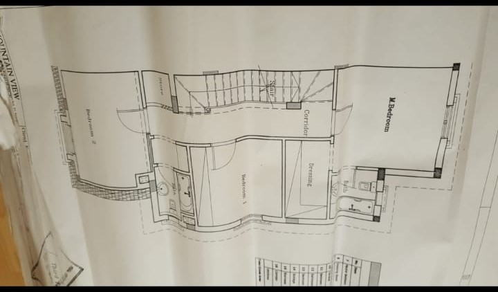 Floor plan for duplex at Mountain view Giza Plateau