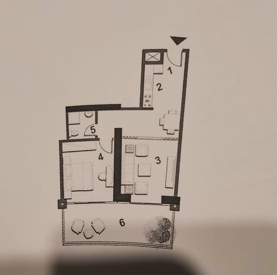 Floor plan for apartment at The Gate - New Alamein