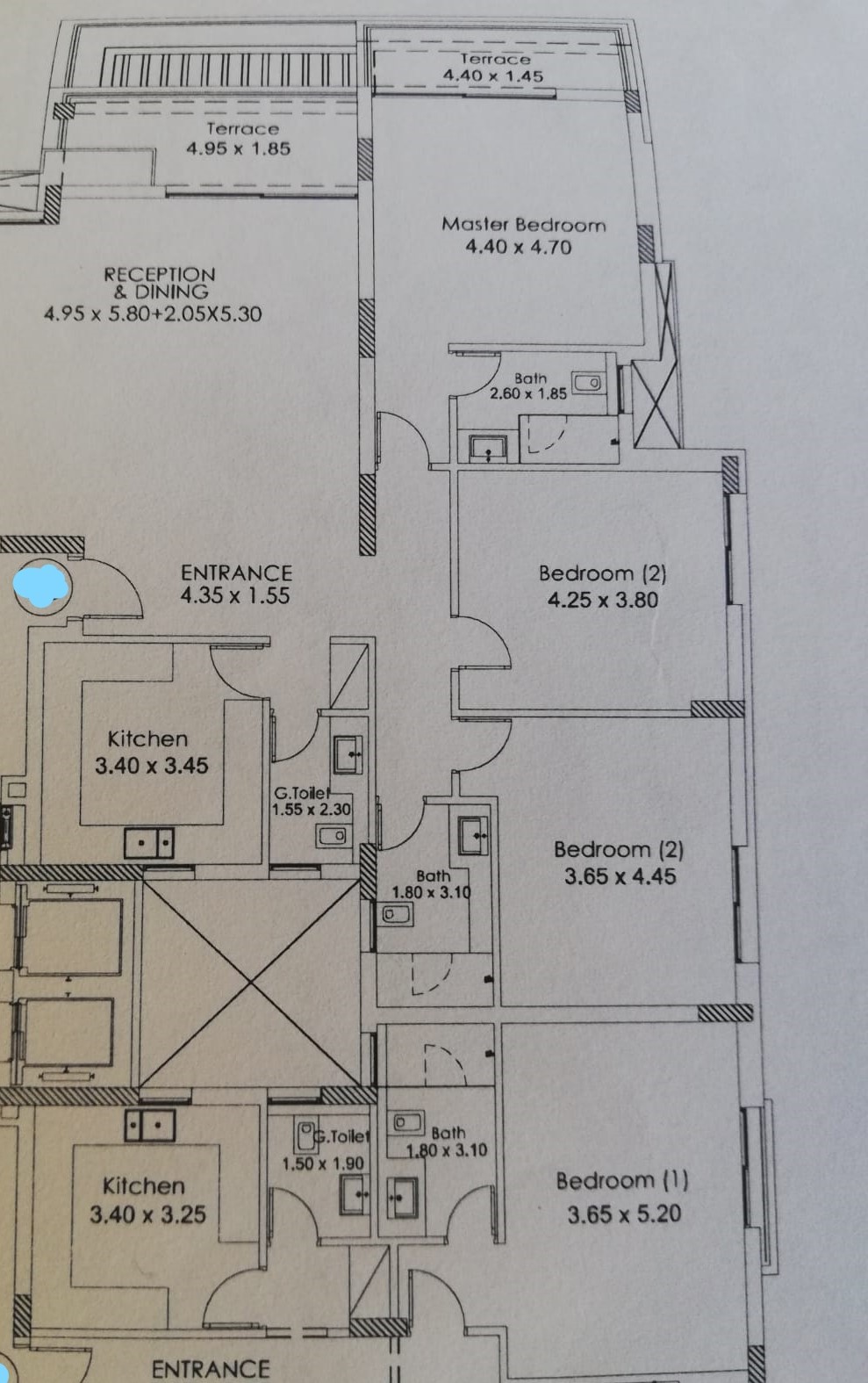 Floor plan for apartment at Capital Gardens