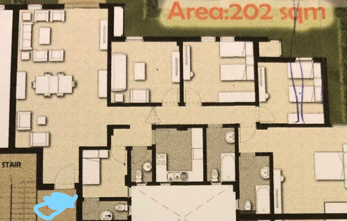 Floor plan for apartment at Green 5