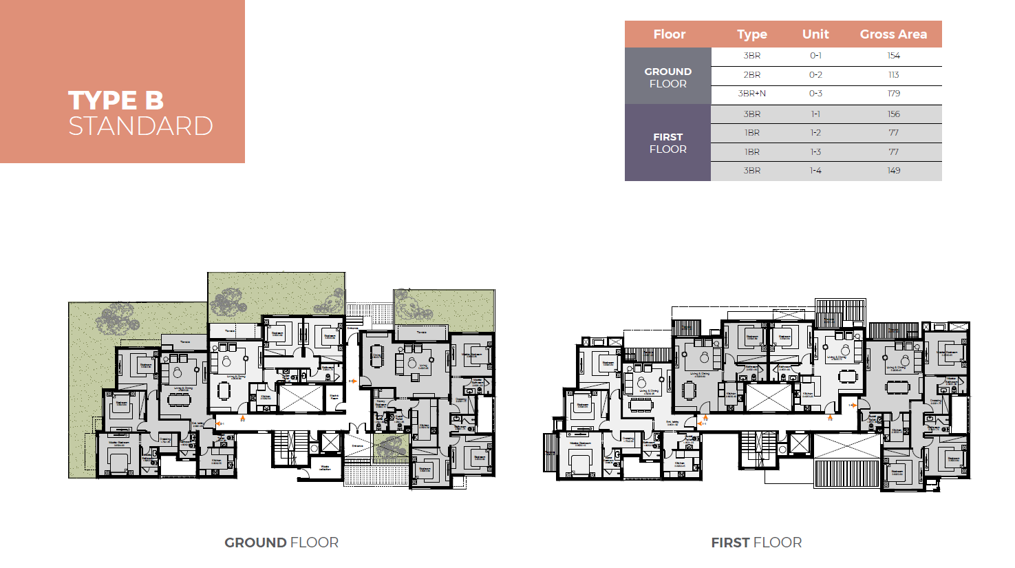 Floor plan for apartment at O West Orascom