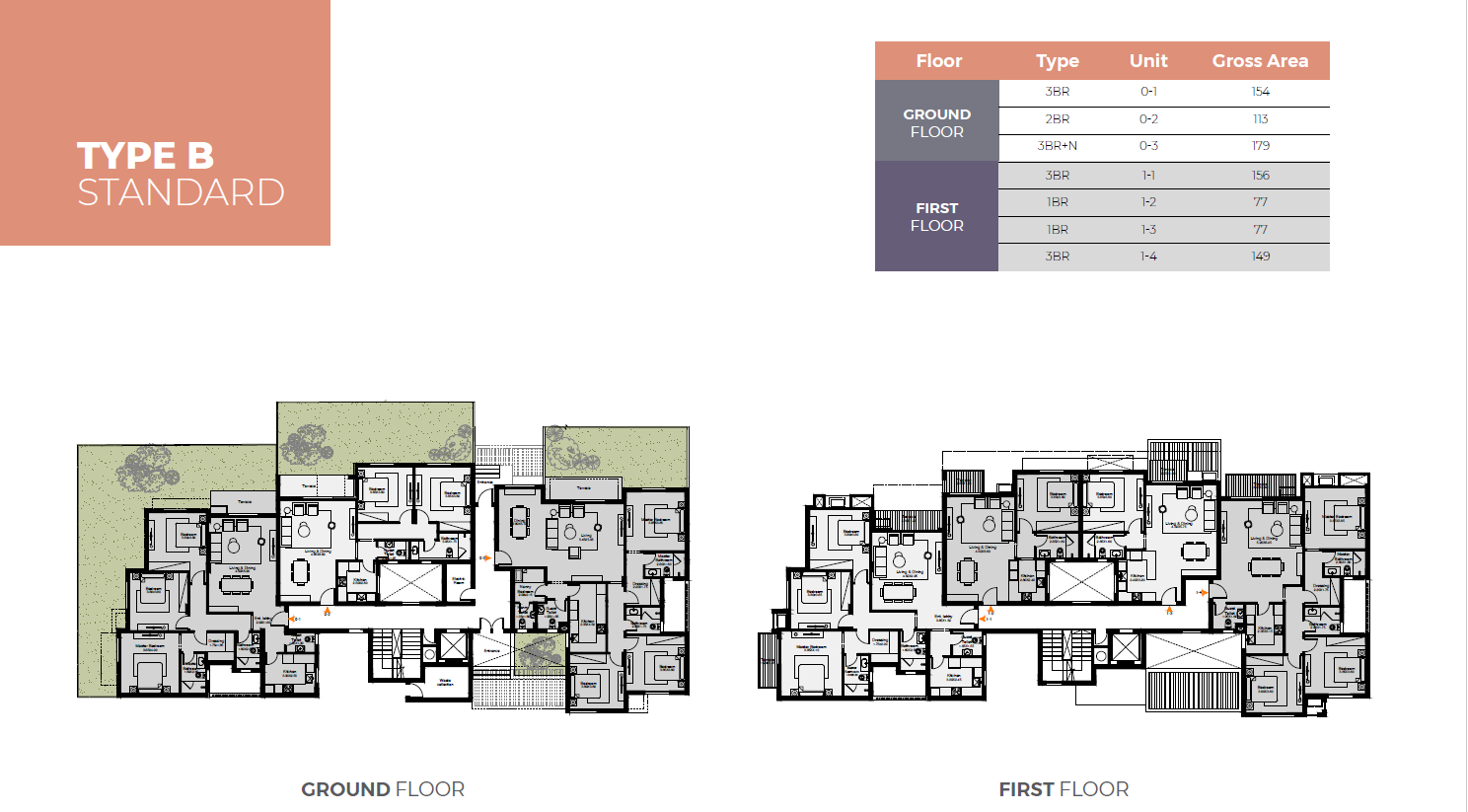 Floor plan for apartment at O West Orascom