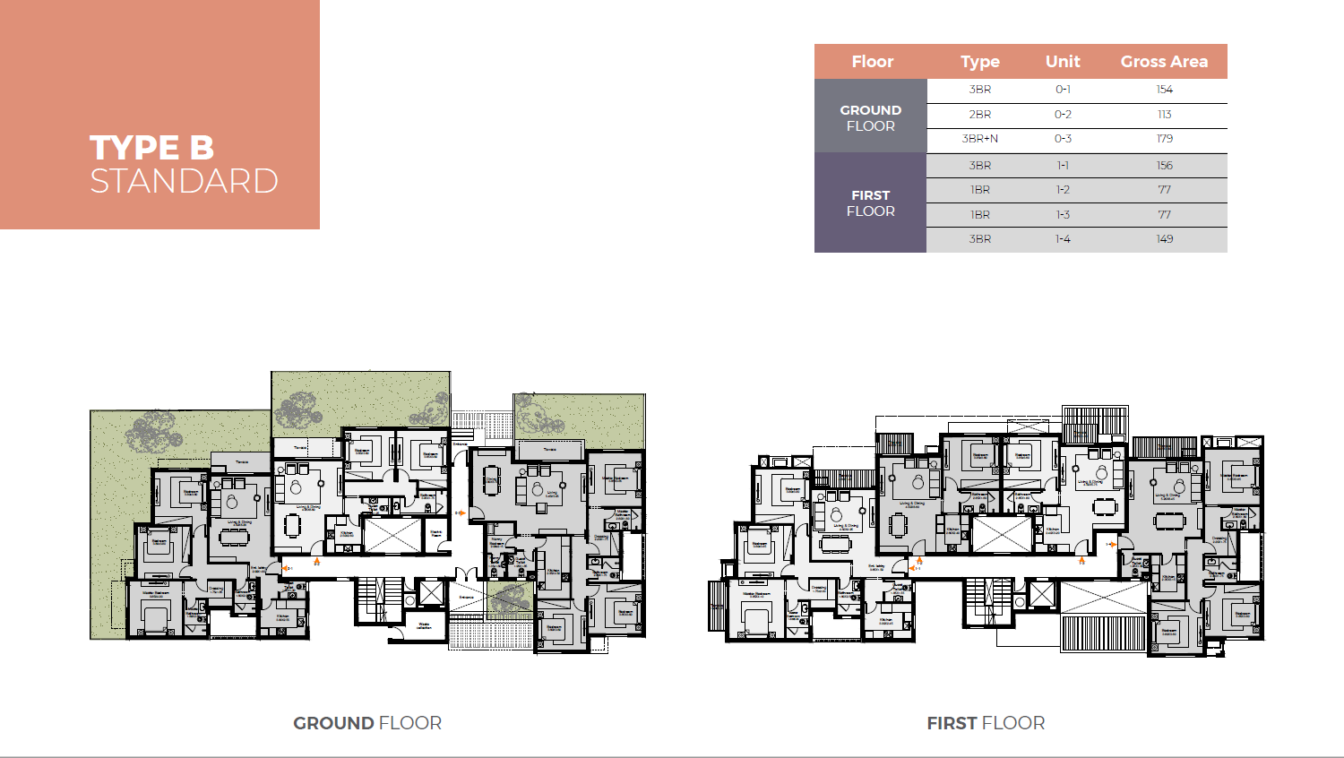 Floor plan for apartment at O West Orascom