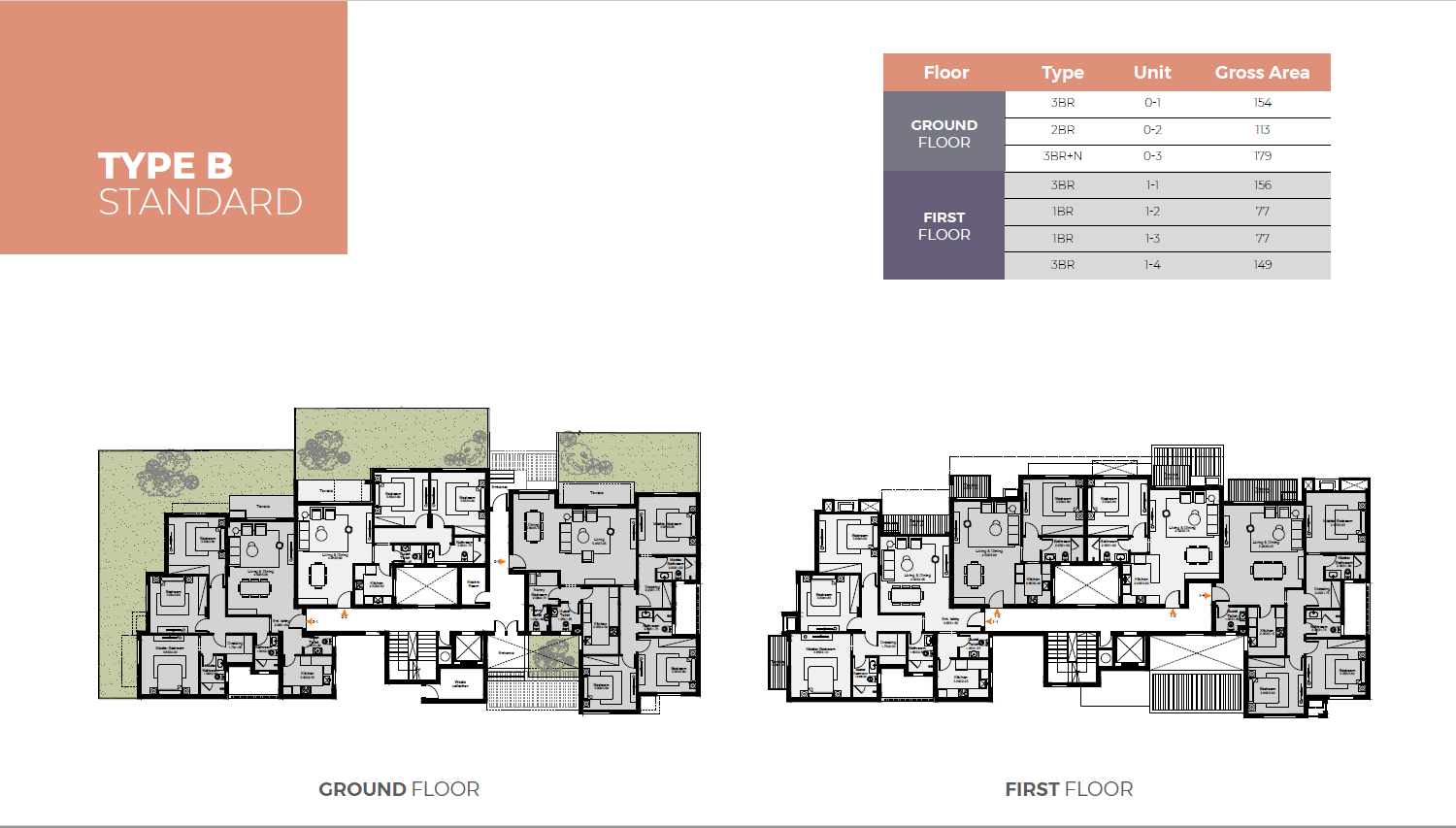 Floor plan for apartment at O West Orascom