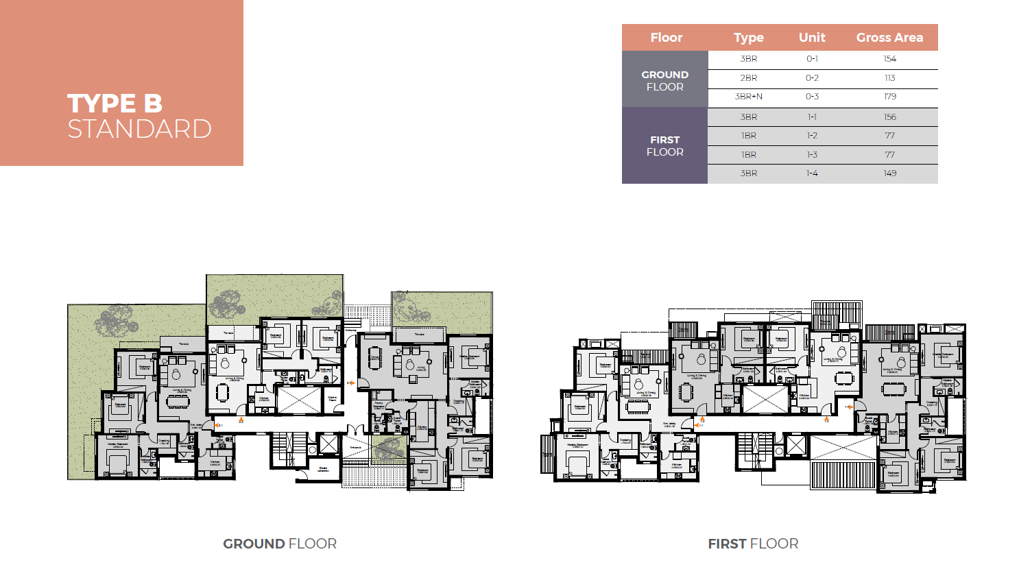Floor plan for apartment at O West Orascom