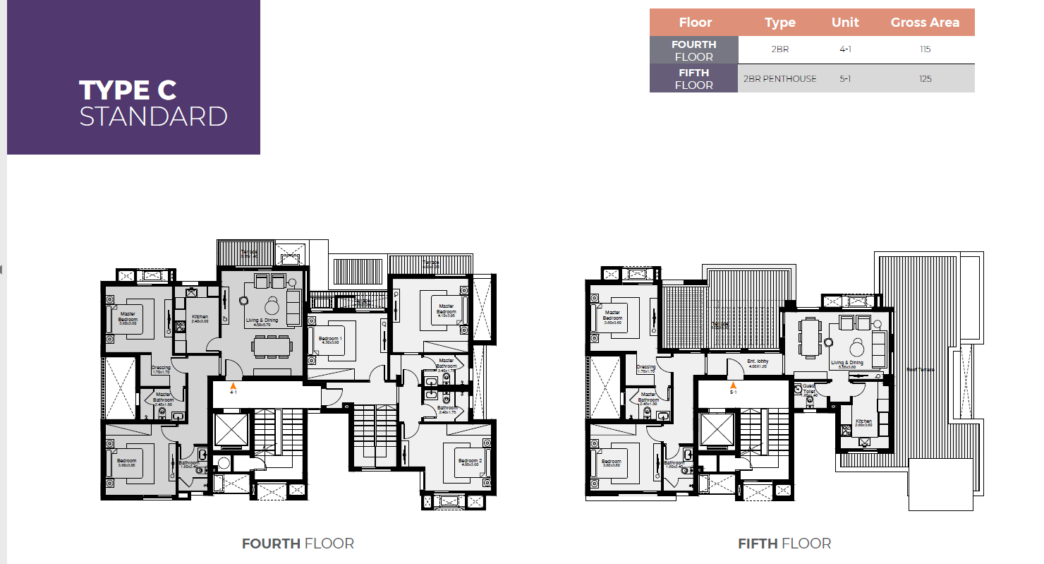 Floor plan for apartment at O West Orascom