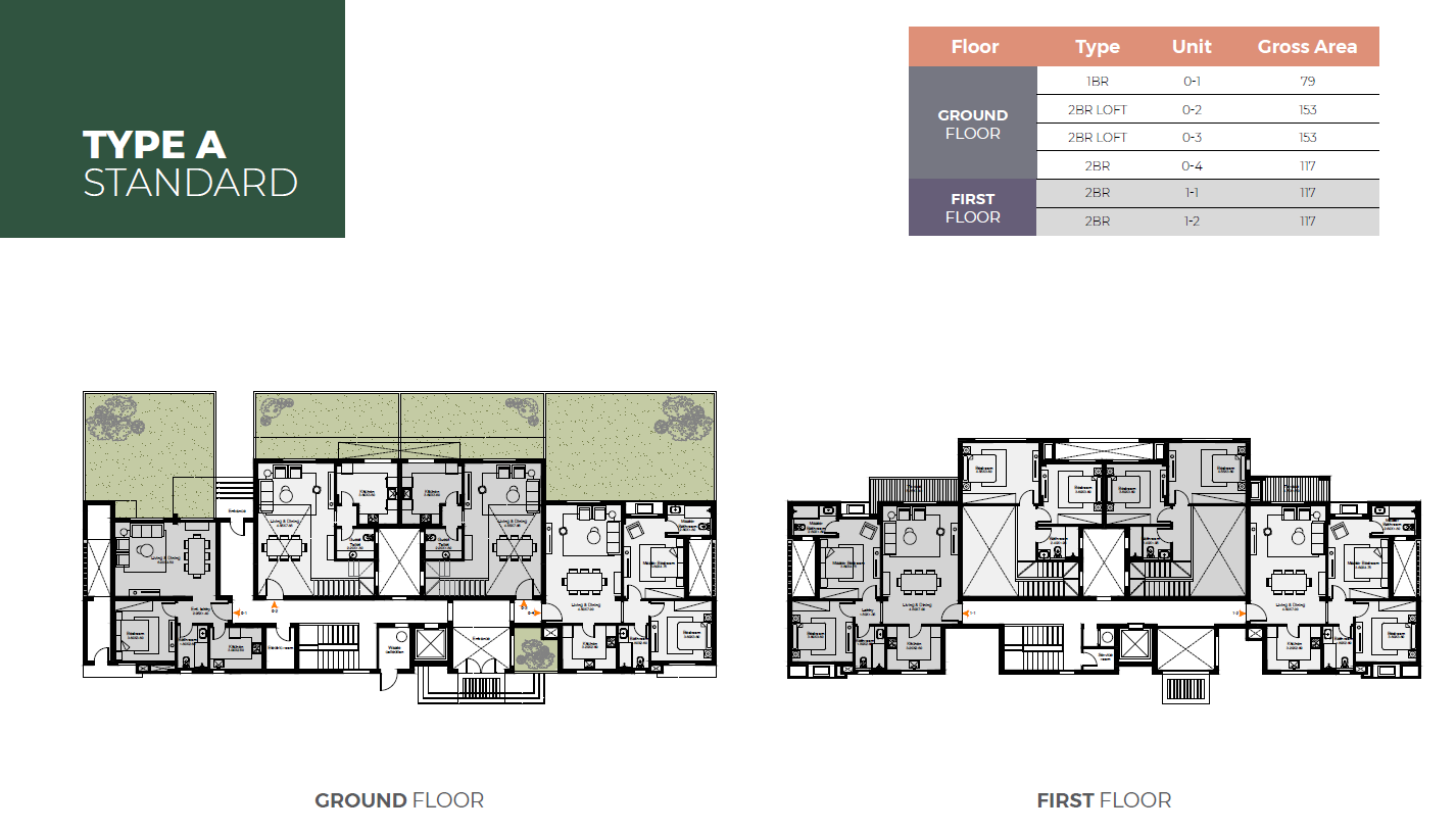 Floor plan for apartment at O West Orascom