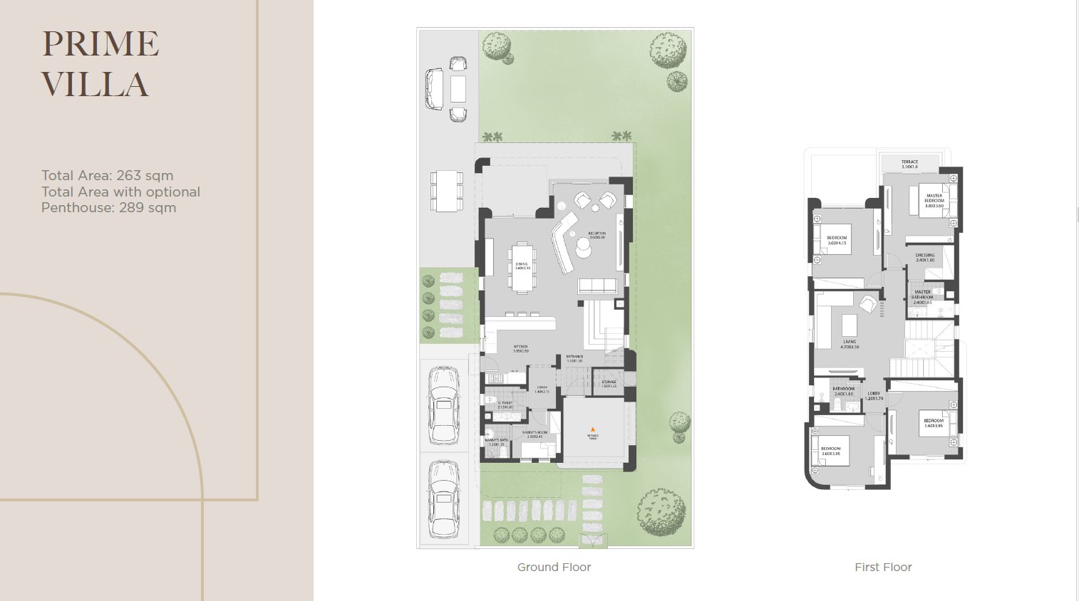 Floor plan for villa at O West Orascom