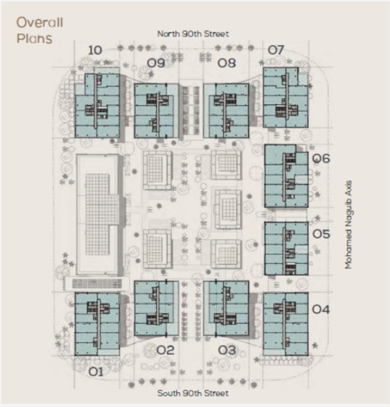 Floor plan for  at Central New Cairo