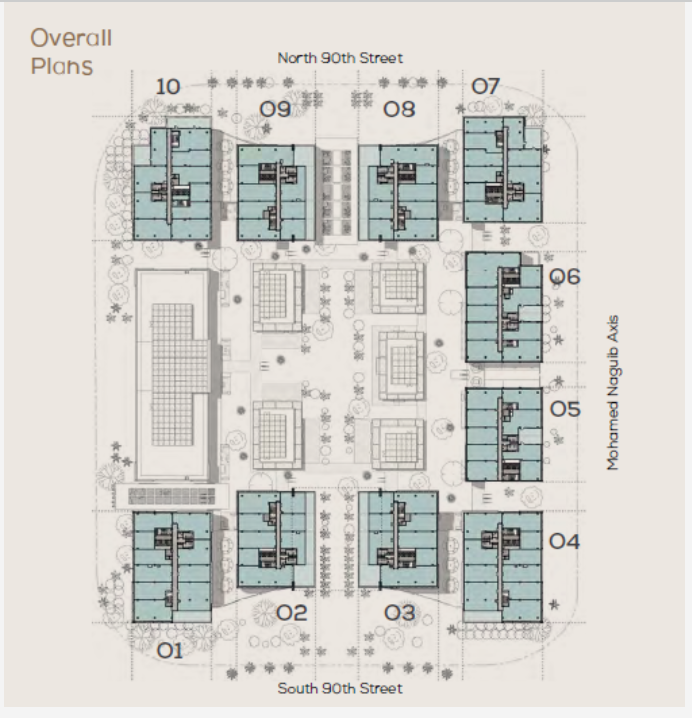 Floor plan for  at Central New Cairo