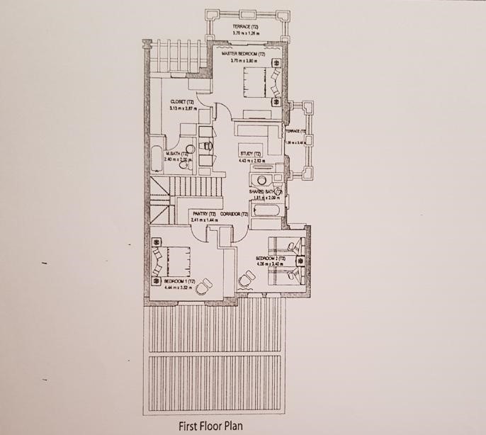 Floor plan for  at Uptown Cairo