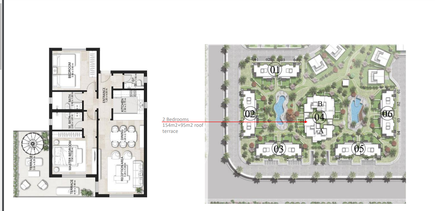 Floor plan for apartment at Garden Lakes