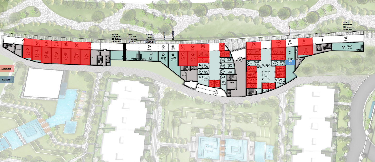 Floor plan for  at De joya 1 strip mall