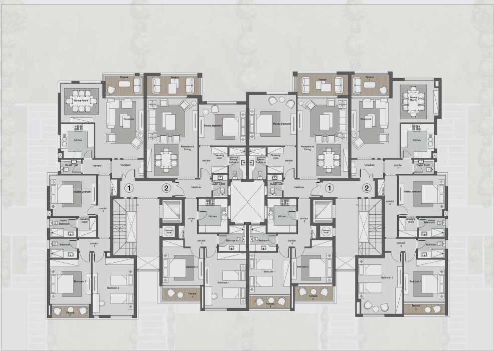 Floor plan for apartment at Ever