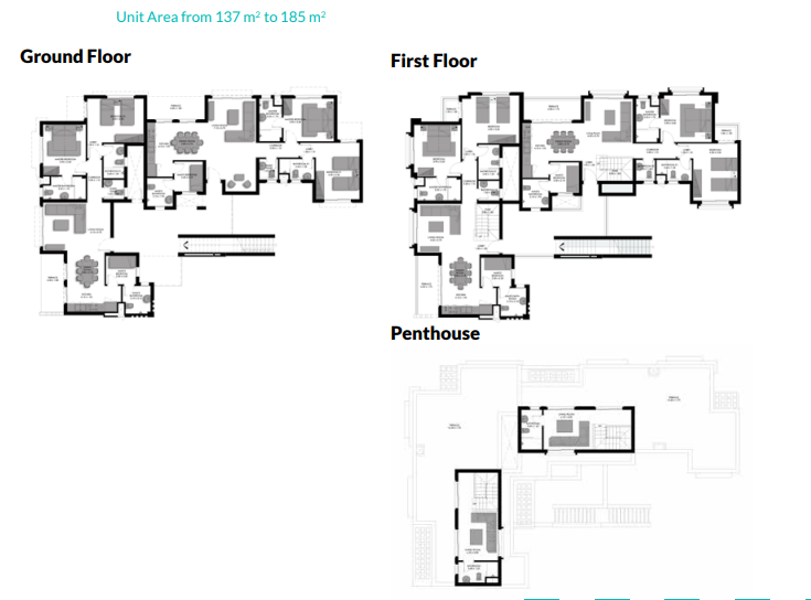 Floor plan for chalet at Bo Island