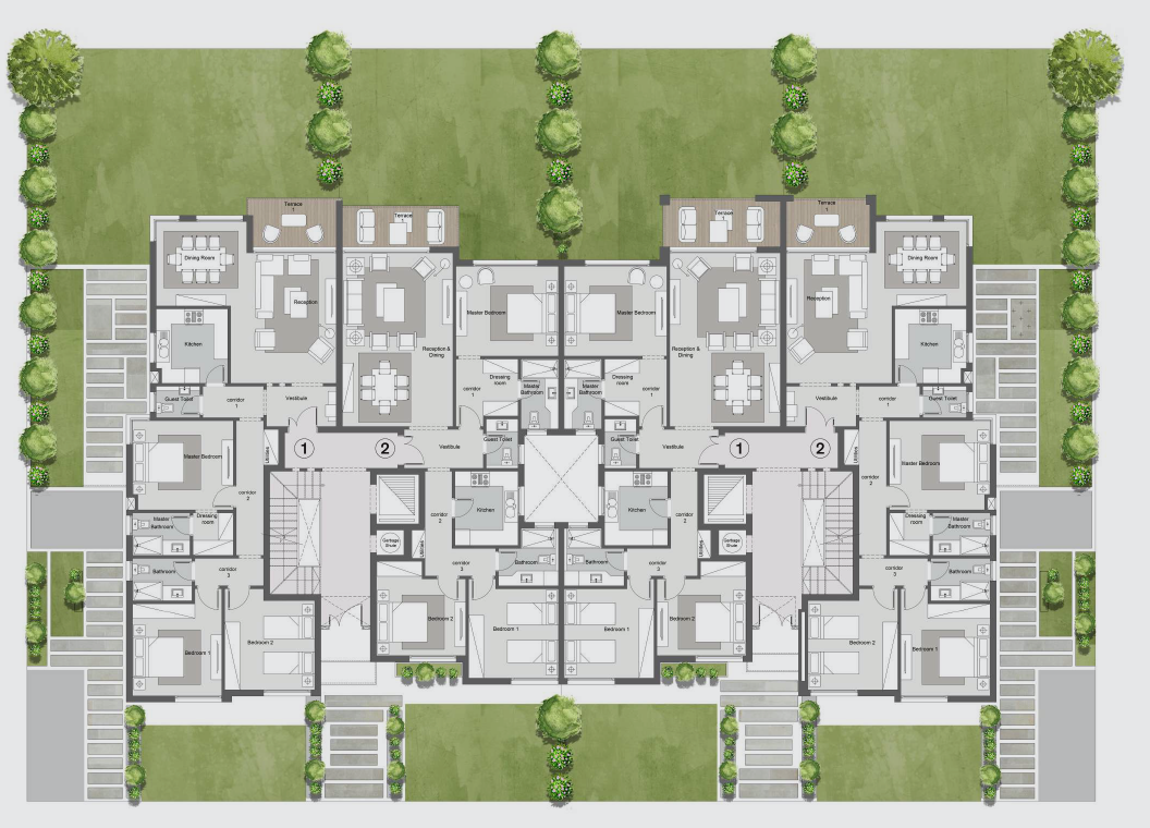 Floor plan for apartment at Ever
