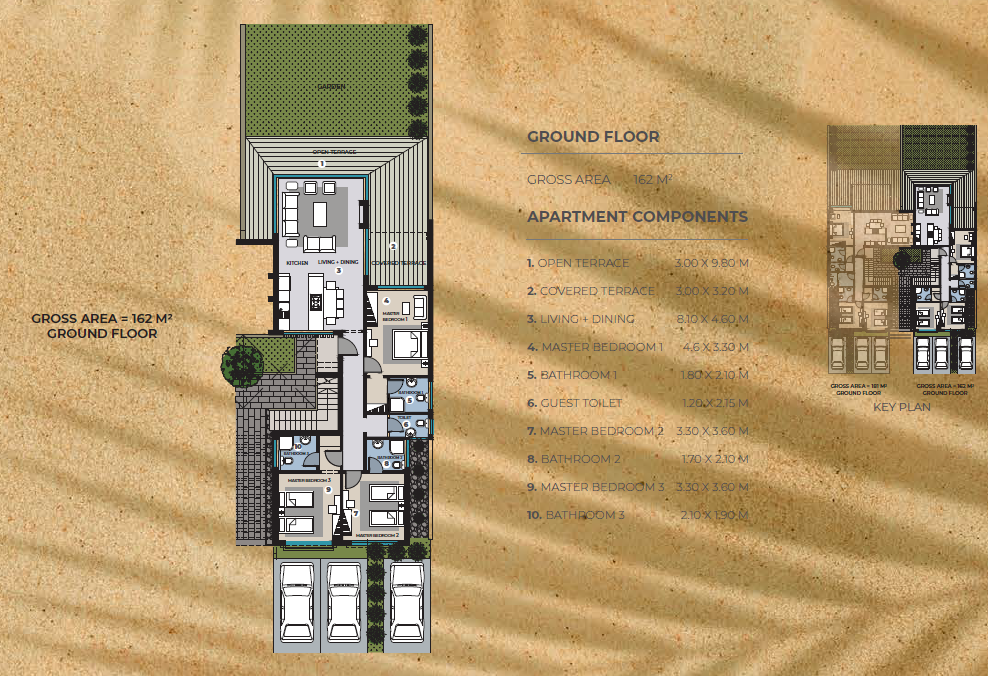 Floor plan for chalet at The Waterway North Coast