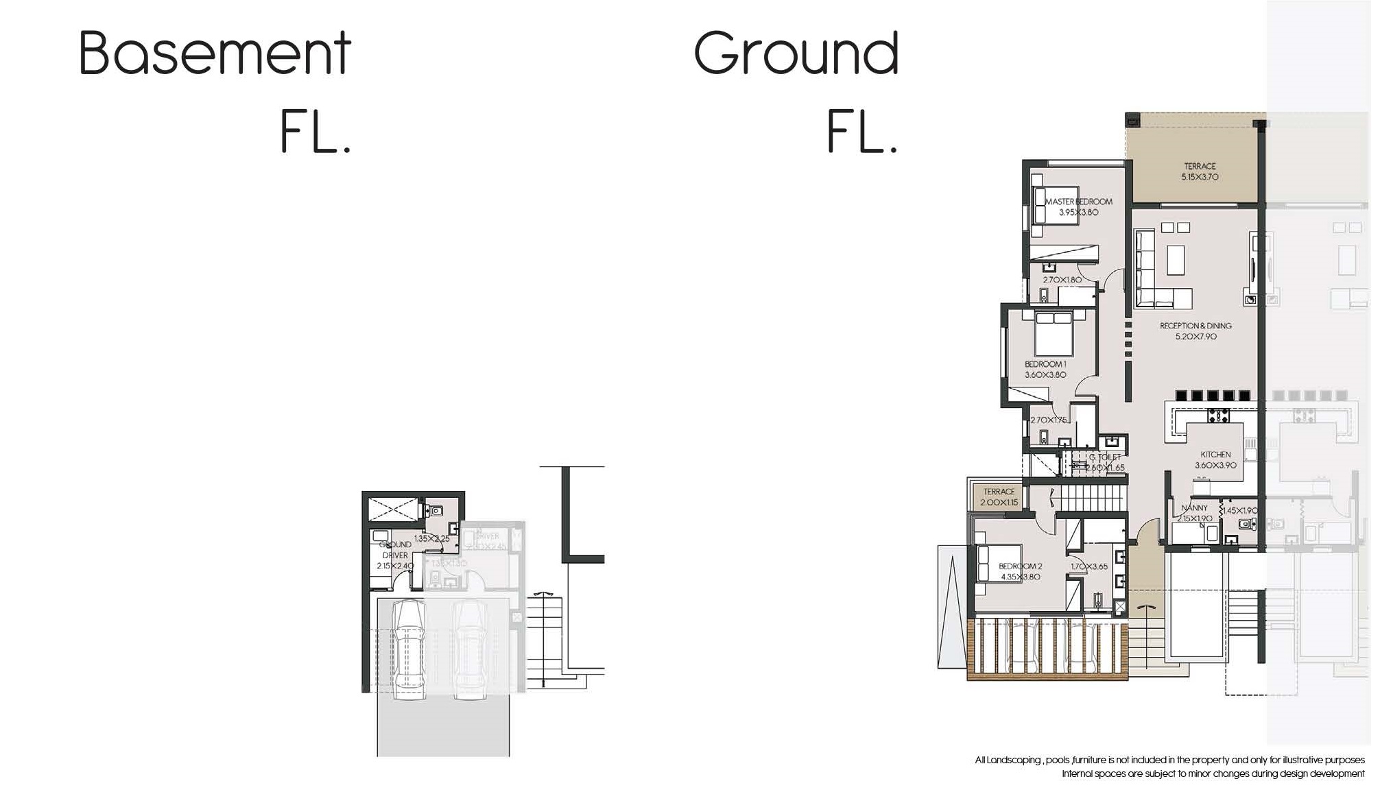 Floor plan for chalet at Hacienda Bay