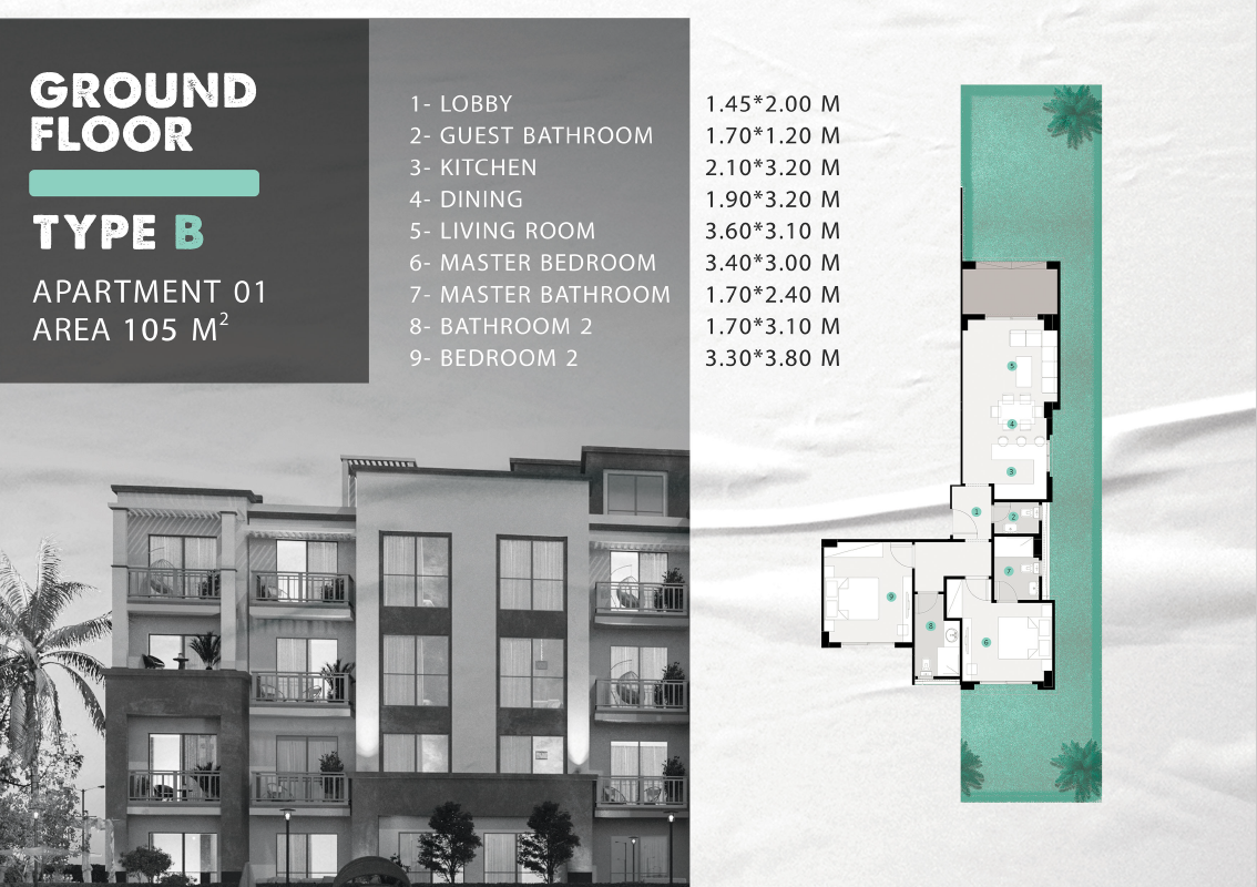 Floor plan for apartment at Winter