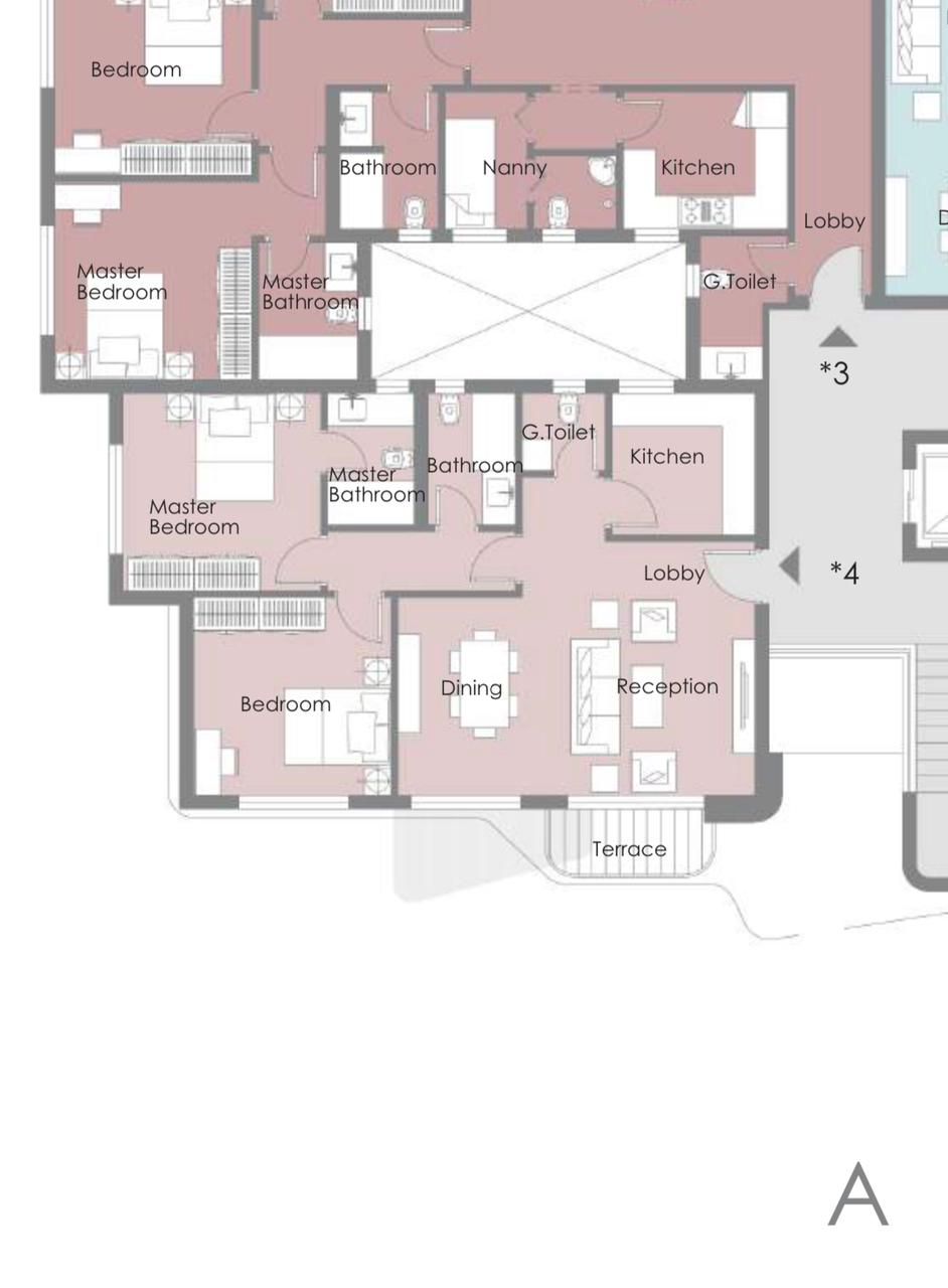 Floor plan for apartment at Palm Hills New Cairo